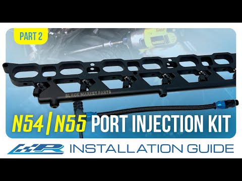 Black Market Parts' N54/N55 Port Injection Kit - Part 2: AIC 6 | Installation Guide