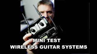 Video thumbnail for MINI TEST WIRELESS GUITAR SYSTEMS LINE6 RELAY G50 VS SHURE GLXD14 by I gra gitara! - Dariusz Piątkowski