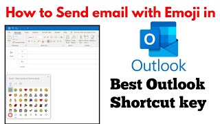 How to add emoji in outlook email | How to type emoji in outlook | Outlook emoji | Outlook sticker