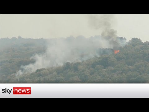 Wildfires continue to rage across North-West Spain under never-seen-before conditions