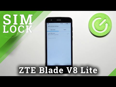How to Create SIM-Lock – Protect SIM Card with PIN on ZTE Blade V8 Lite