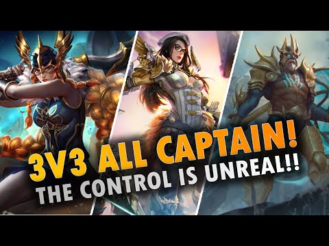 ALL CAPTAIN 3V3 W/ CP LANCE😜!! Vainglory 3v3 - Lance |CP| Jungle Gameplay