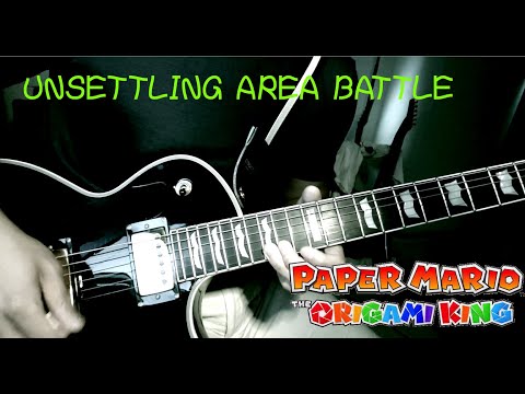 Unsettling Area Battle - Paper Mario: The Origami King Metal Cover + Guitar TABS (バトル 不穏なエリア)