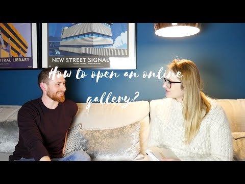 How to start an online art gallery? With John Sewell from Eazyl