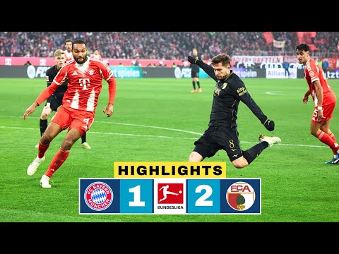 Bayern Munich vs Augsburg 1-2 Highlights | Arthur Chaves Goal | Bundesliga 25-26 | Han-Noah Massengo