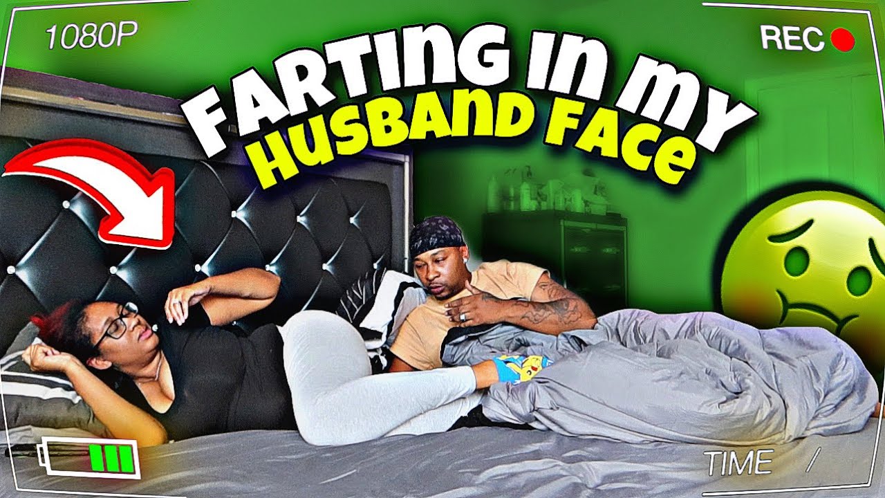 FART SPRAY PRANK ON HUSBAND!! (HE WENT OFF)