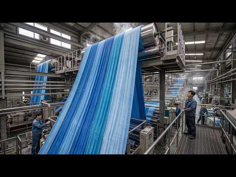 Mass Producing Towels From Thousands of Threads