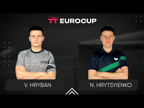 10:45 Vadym Hryban  - Nazarii Hrytsyienko 18.10.2024  TT Euro.Cup Ukraine ELITE. TABLE 3