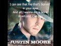 Justin Moore- Like there's no tomorrow tonight- Lyrics