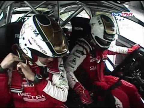Loeb crash - WRC 2008 - Sweden