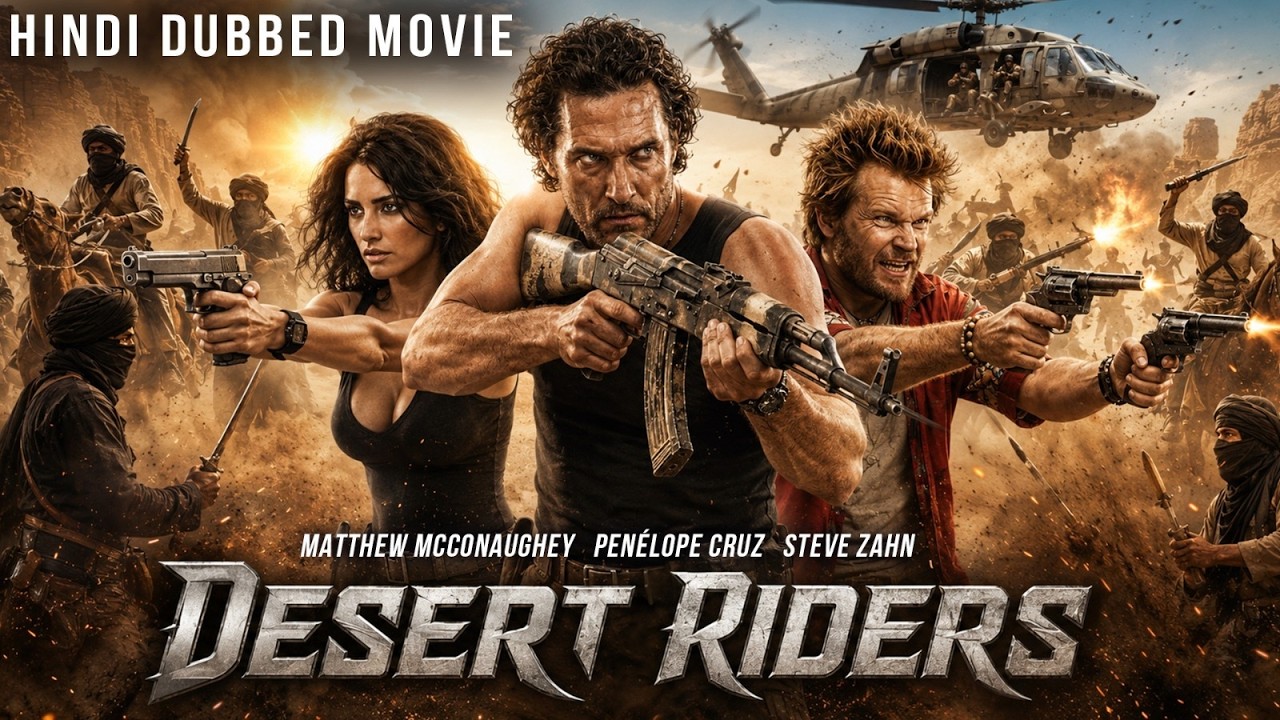 Matthew McConaughey In DESERT RIDERS | रेगिस्तान में खजाने की तलाश | Hollywood Movie In Hindi 