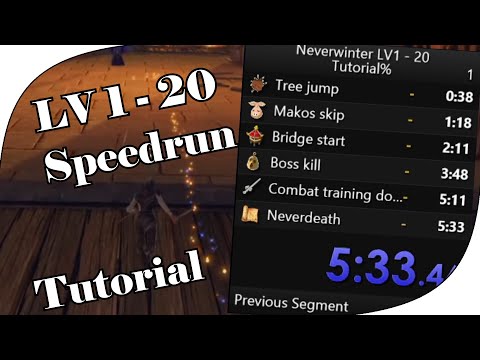 [Neverwinter] Level Up-Speedrun : Tutorial-Gebiet