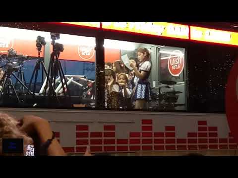 MNL48 at Wish FM 107.5 Bus."while fun event ongoing outside".110719