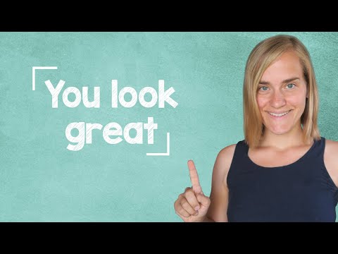 German Lesson (64) - How to Say "You Look Great" - Separable Verbs - B1