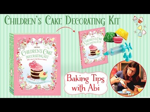 Part of a video titled How to ice cakes with a piping gun — Baking Tips with Abi - YouTube