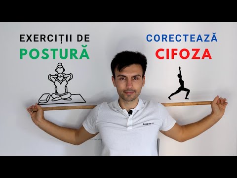 6 EXERCISES for POSTURE and BACK PAIN. PHYSICAL THERAPY for KYPHOSIA