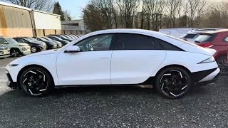 Colour Demonstration -  serenity White ￼ - Hyundai Ioniq 6 #ioniq6 #Serenity ￼