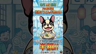 今月は『冷やしぶっかけ』も半額！！丸亀製麺の釜揚げうどん半額の日