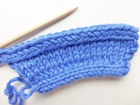 Knitting with eliZZZa * i-Cord cast off * Cord finish for knitted pieces