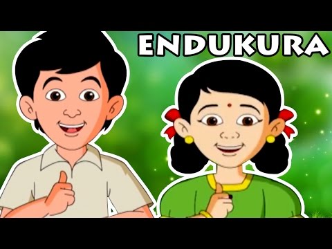 Telugu Rhymes | Endukura Animated Rhyme | Nursery Rhymes For Children