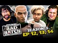 BAD BATCH SEASON 3 Episode 12, 13, & 14 REACTION!! Star Wars Breakdown & Review | Final Season