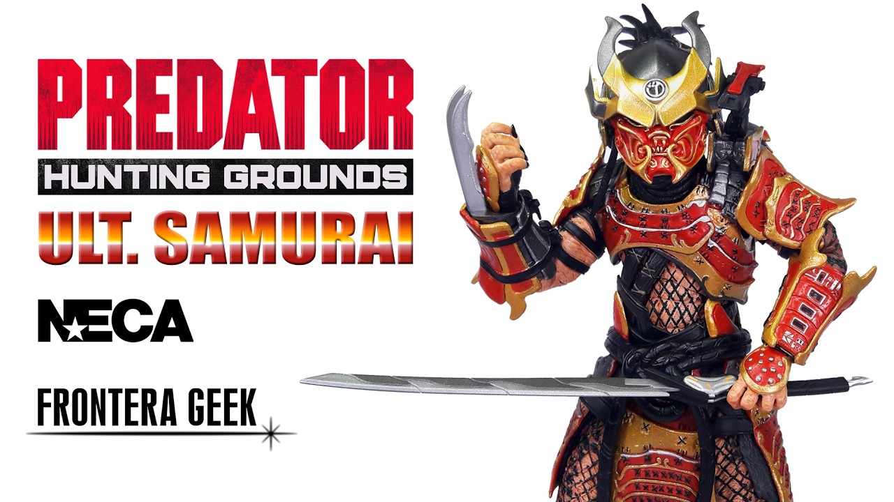 NECA Ultimate SAMURAI PREDATOR | Predator HUNTING GROUNDS | Review en Español | Unboxing
