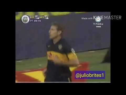 GOL 219 DE PALERMO EN BOCA. ASISTENCIA DE RIQUELME.