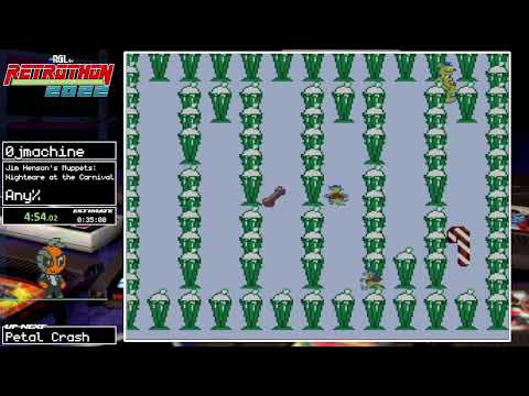 RGLtv Retrothon 2022 - (136) Jim Henson's Muppet: Nightmare at the Carnival (any%) by 0jmachine