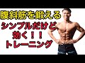 【筋トレ】腹斜筋にしっかり効かせるためのトレーニング