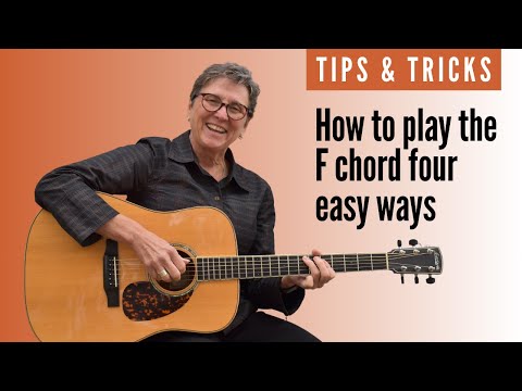 Learn to play the F chord | 4 easy ways | Beginner guitar lesson