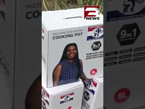 Aspiring NPP Women’s Organiser Gifts Cooking Pots