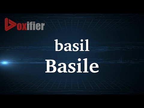 How to Pronunce Basile in French - Voxifier.com