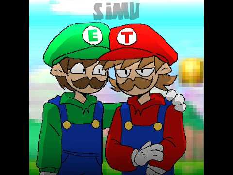 Eddsworld mario?😱 Dang... #eddsworld #mario #fyp #foryou #viral #short #simu #animation #meme #edd