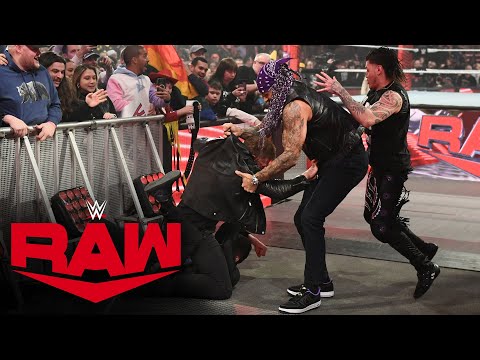 Edge emerges to launch a sneak attack on The Judgment Day on Raw