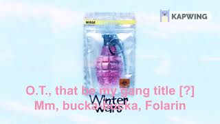 Winter Wars - Wale Lyrics