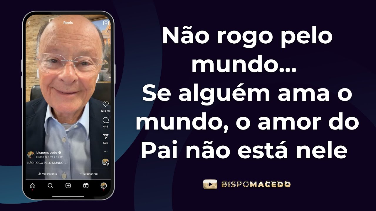 Não rogo pelo mundo... Se alguém ama o mundo, o amor do Pai não está nele - Meditação 26/12/24