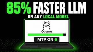 MTP: The Trick That Makes LLMs 85% Faster (Speculative Decoding)