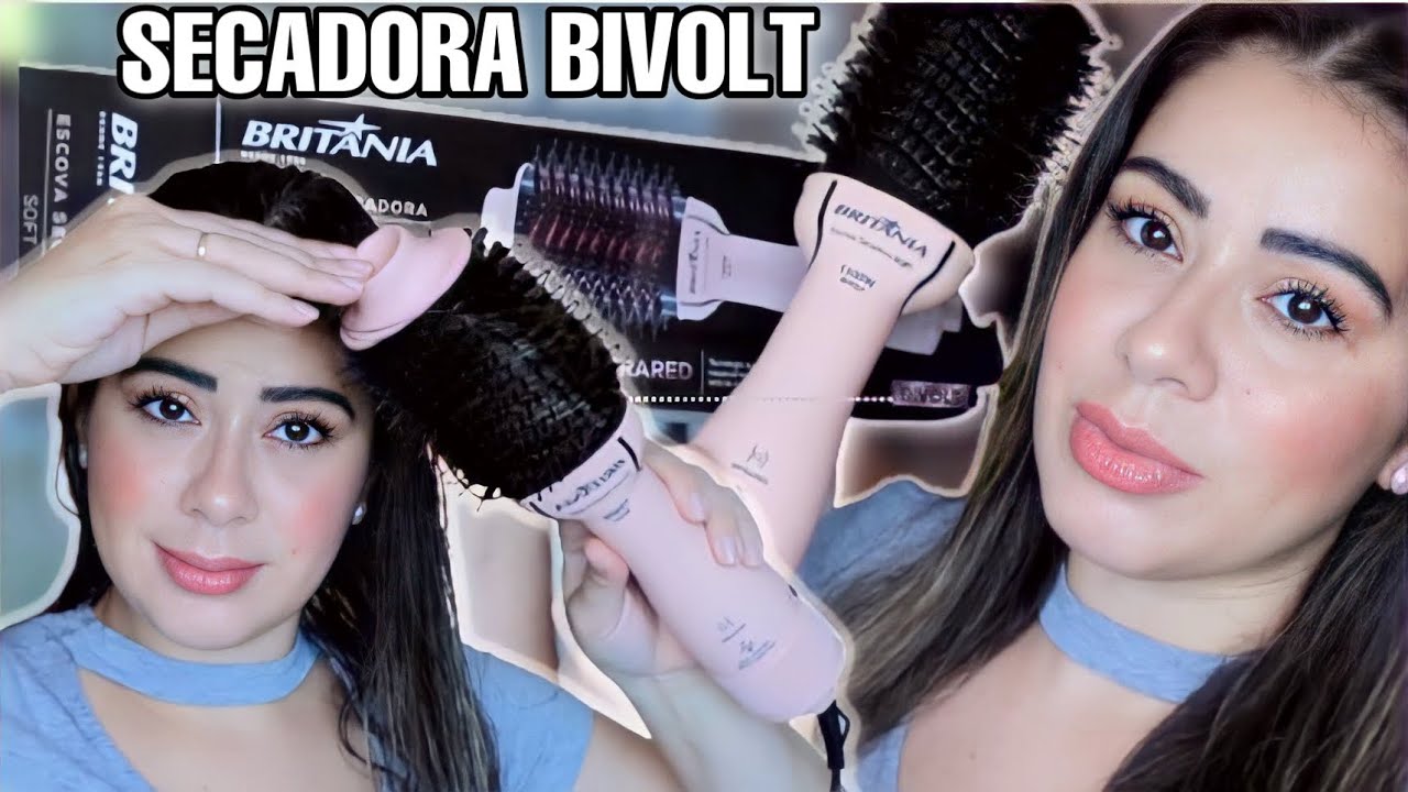 ESCOVA SECADORA SOFT BRITÂNIA BIVOLT ROSE  | PRIMEIRAS IMPRESSÕES
