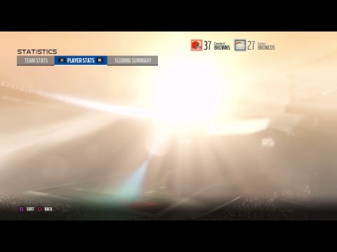 Madden 18 Career mode ep 9 browns qb preseason