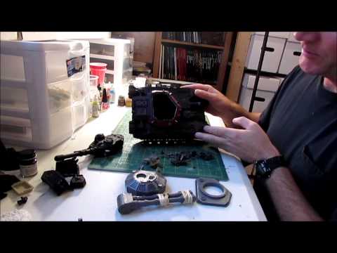 Warhammer 40K Baneblade to Space Marines Legion Fellblade Conversion