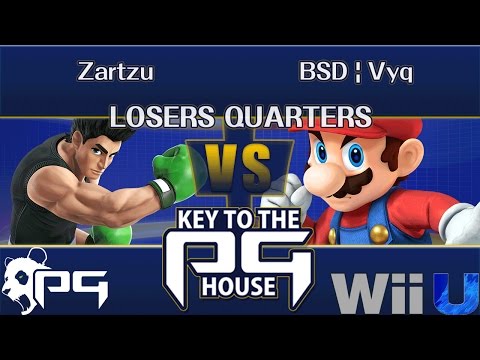 Key to the PG House LOSERS QUARTERS - Zartzu (Little Mac) vs BSD | Vyq (Mario, Villager)