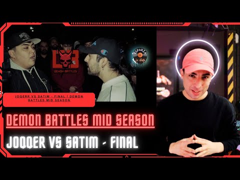 AJUSTES DE CUENTAS | REACCIÓN FINAL JOQERR vs SATIM - Cuartos | Demon Battles Mid Season #freestyle