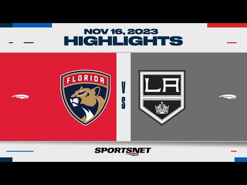 NHL Highlights | Panthers vs. Kings - November 16, 2023