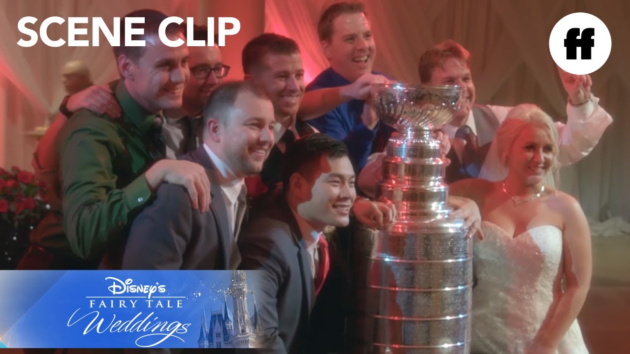 Disney’s Fairy Tale Weddings | The Stanley Cup at Emily and John’s Wedding | Freeform