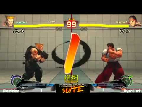 SSF4 AE Redemption Suite Post EVO 2011 - Dieminion (Guile) vs Ryan Hart (Ryu)