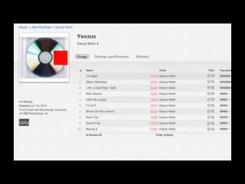 kanye west - yeezus but only the best 10 seconds of each song