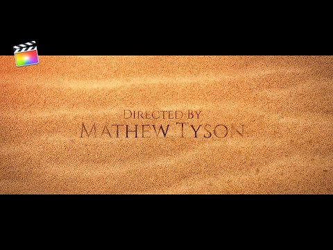 Cine Credit V.10: Final Cut Pro X template