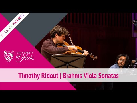 Timothy Ridout | Brahms Viola Sonatas