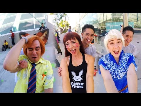 Funny Trust Fall Compilation with Cosplayers