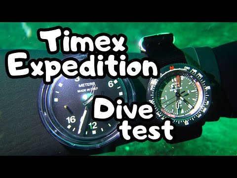 UNDERWATER EXPEDITION with TIMEX Tide-Temp-Compass  │  Dive testing of watches